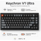 Keychron V1 Ultra Red Switch Black (V1U-D1-UA)