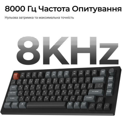 Keychron V1 Ultra Red Switch Black (V1U-D1-UA)