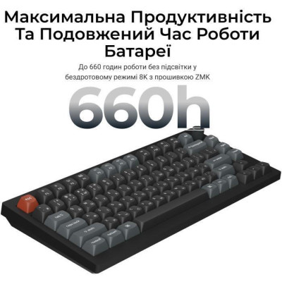 Keychron V1 Ultra Red Switch Black (V1U-D1-UA)