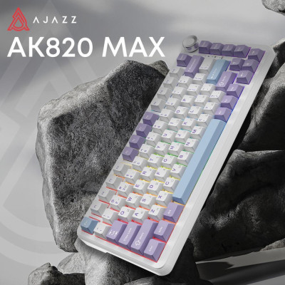 Ajazz AK820 MAX Magnetic Switches Purple/White/Blue (AK820MAX-WM-PWB)
