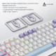 Ajazz AK820 MAX Magnetic Switches Purple/White/Blue (AK820MAX-WM-PWB)