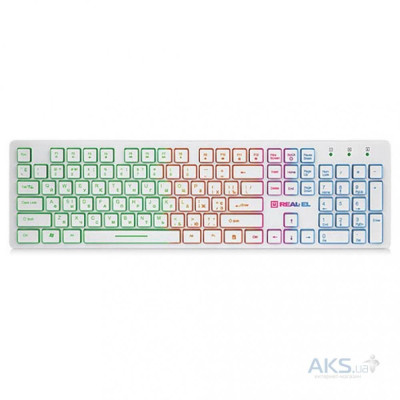 REAL-EL Comfort 7070 Backlit White (EL123100019)