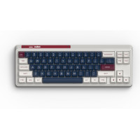 FL ESPORTS CMK68 SAM Metal Heart Wireless Kailh MX Cool Mint (CMK68SAM-5813) White/Blue