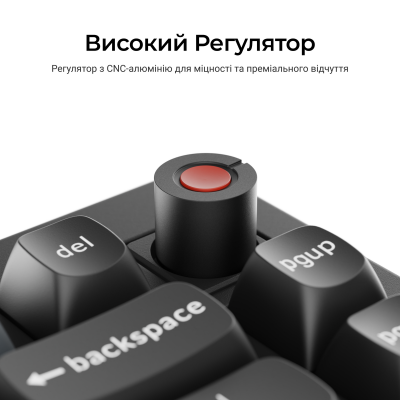 Keychron V1 8K Super Red Switch Black (V1W-D1-UA)