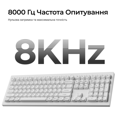 Keychron V6 Ultra Red Switch White (V6U-F1-UA)