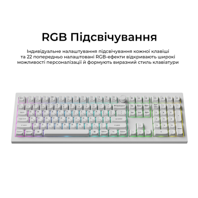 Keychron V6 Ultra Red Switch White (V6U-F1-UA)