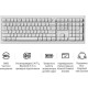Keychron V6 Ultra Red Switch White (V6U-F1-UA)