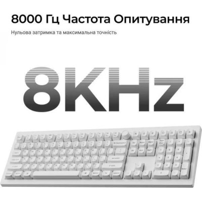 Keychron V6 Ultra Red Switch White (V6U-F1-UA)