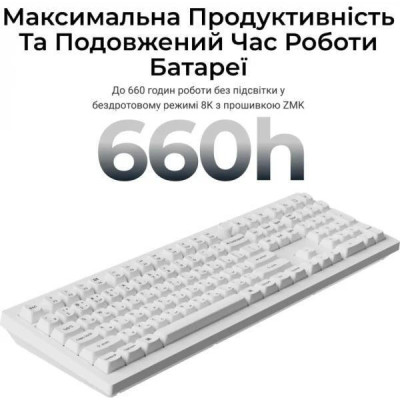 Keychron V6 Ultra Red Switch White (V6U-F1-UA)