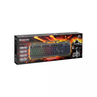 Defender IronSpot GK-320L USB Black (45320)