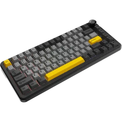 Ajazz AK820 MAX Magnetic Switches Black/Gray/Yellow (AK820MAX-WM-BGY)