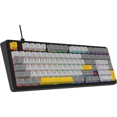 AJAZZ AK980 Magnetic Switch Black/Grey/Yellow (AK980-MAX-M-BGY)