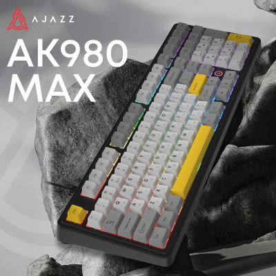 AJAZZ AK980 Magnetic Switch Black/Grey/Yellow (AK980-MAX-M-BGY)