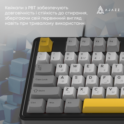 AJAZZ AK980 Magnetic Switch Black/Grey/Yellow (AK980-MAX-M-BGY)