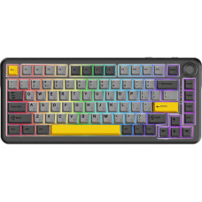 Ajazz AK820 Max Plus Black Grey Yellow (AK820MAX-DD-BGY)