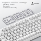 AJAZZ AK870 V2 Maillard Switch White (AK870-V2-S-W)