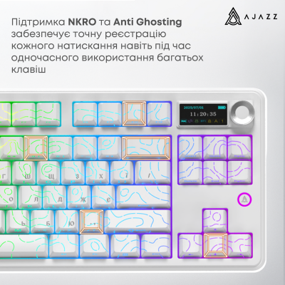 AJAZZ AK870 V2 Maillard Switch White (AK870-V2-S-W)