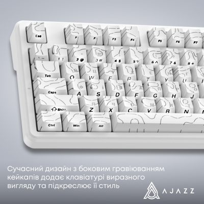 AJAZZ AK870 V2 Maillard Switch White (AK870-V2-S-W)
