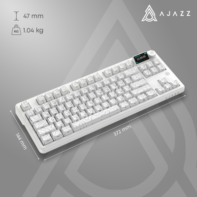 AJAZZ AK870 V2 Maillard Switch White (AK870-V2-S-W)