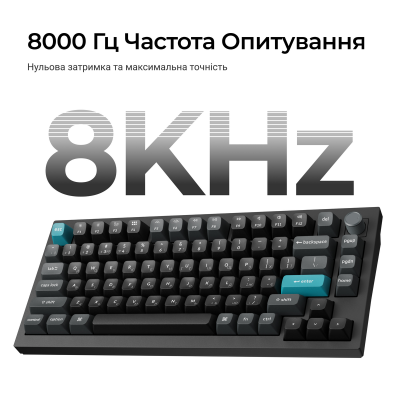 Keychron Q1 Ultra Red Switch Black (Q1U-M1-UA)