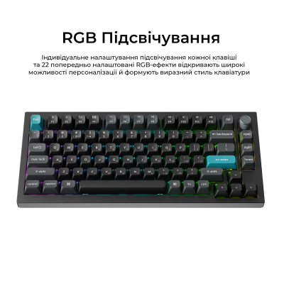 Keychron Q1 Ultra Red Switch Black (Q1U-M1-UA)
