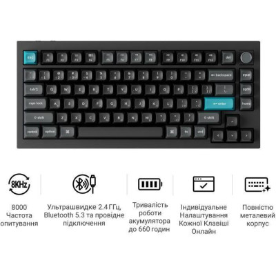 Keychron Q1 Ultra Red Switch Black (Q1U-M1-UA)