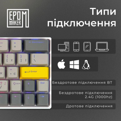 Epomaker EP64 Mulan White (EP64-W-M) Epomaker EP64 Mulan White (EP64-W-M)