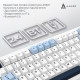 Ajazz AK820 MAX PLUS Daydream White-Dark Blue (AK820MAX-DD-BWD)