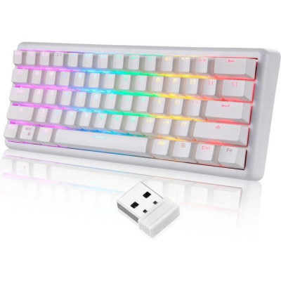 Motospeed SK66 Gateron Blue Hot Swap White (mtsk66wmb)