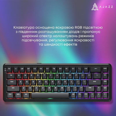 Ajazz AK680 MAX Magnetic Switch Black (AK680-WM-B-A)