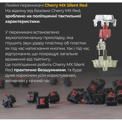 Ducky One 3 TKL RGB Cherry MX Silent Red (DKON2187ST-SUAPXCLAWSC1) Black