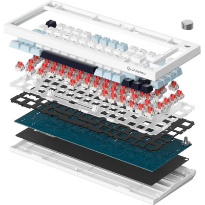 GamePro MK160 Outemu Red Hot-Swap Switch Blue (MK160BL)