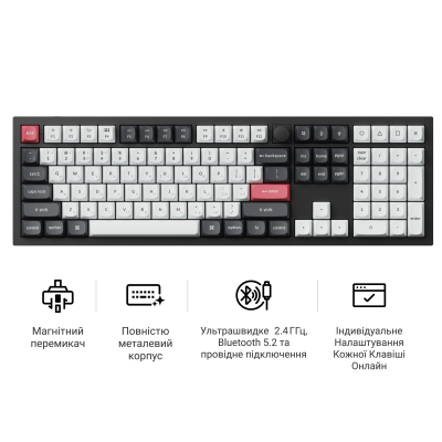 Keychron Q6 HE Gateron Magnetic Switch Black (Q6H-M1-UA)