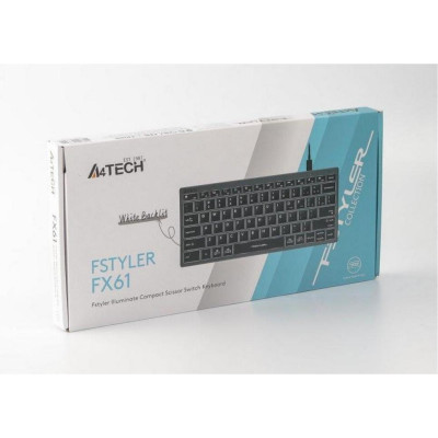 A4Tech FX61 Grey White Backlit A4Tech FX61 Grey White Backlit