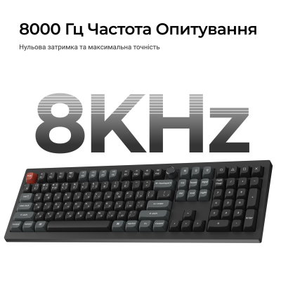 Keychron V6 Ultra Red Switch Black (V6U-D1-UA)