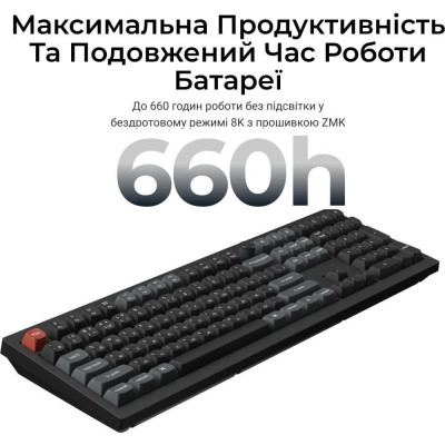 Keychron V6 Ultra Red Switch Black (V6U-D1-UA)