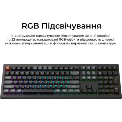 Keychron V6 Ultra Red Switch Black (V6U-D1-UA)