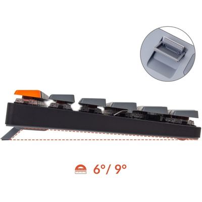 Keychron K1SE 87 Key Optical Mint White Led Hot-Swap WL UA Black (K1SED5_KEYCHRON)