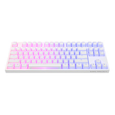 Dark Project KD87A PBT Mechanical Gateron Cap Teal White (DP-KD-87A-107700-GTC)