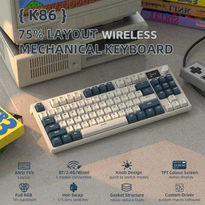 ATTACK SHARK K86 Retro Blue
