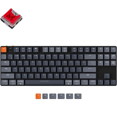 Keychron K1SE 87 Key Optical Red White Led Hot-Swap WL UA Black (K1SED1_KEYCHRON)