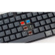 Keychron K1SE 87 Key Optical Brown White Led Hot-Swap WL UA Black (K1SED3_KEYCHRON)