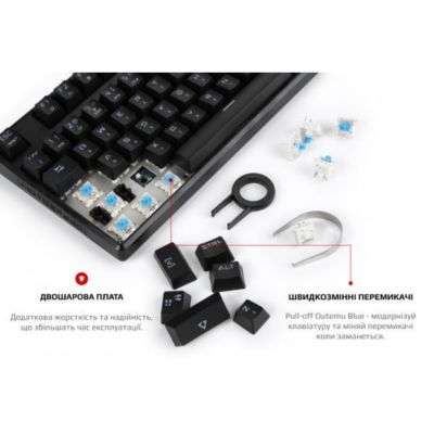 Motospeed CK107 Outemu Red RGB Black (mtk96mr)