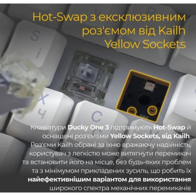 Ducky One 3 TKL RGB Cherry MX Speed Silver (DKON2187ST-PUAPXPWWWSC1) White