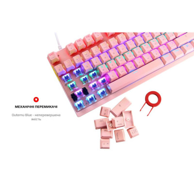 Motospeed K82 Hot-Swap Outemu Blue USB Pink (mtk82phsb)