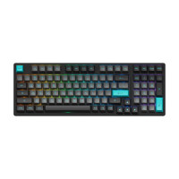 Akko 3098B Black&Cyan CS Silver EN/UKR RGB