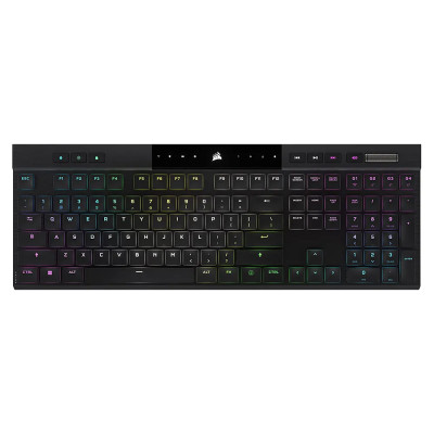Corsair K100 Air Cherry MX Ultra Low Profile RGB Wireless Black (CH-913A01U-NA)