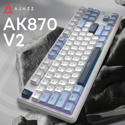 AJAZZ AK870 V2 Flying Fish Switch White/Blue (AK870-V2-FF-BWB)