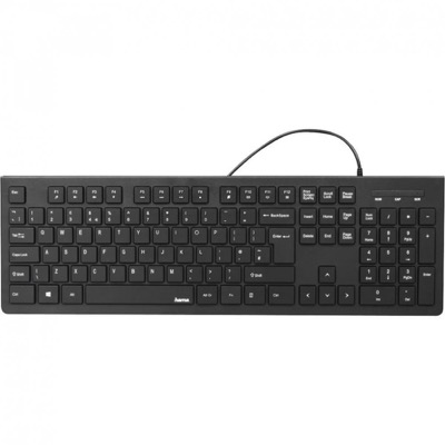 Hama KC-200 105key USB-A Black (89182681)