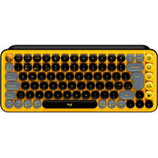 Logitech POP Keys Wireless Mechanical Keyboard Blast Yellow (920-010716)
